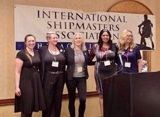 Shipmasters Association conference attendees smiling