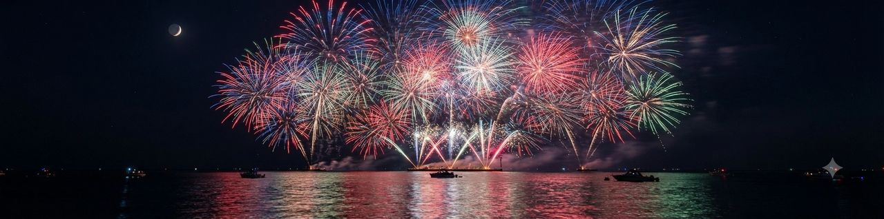 Google Gemini Image/We haven't been able to capture a real photo that encapsalates the breathtaking experience! Boat Safe Chicago Chicago Fireworks where to watch the fireworks at Navy pier Google Gemini Image/We haven't been able to capture a real photo that encapsalates the breathtaking experience! Boat Safe Chicago Chicago Fireworks where to watch the fireworks at Navy pier