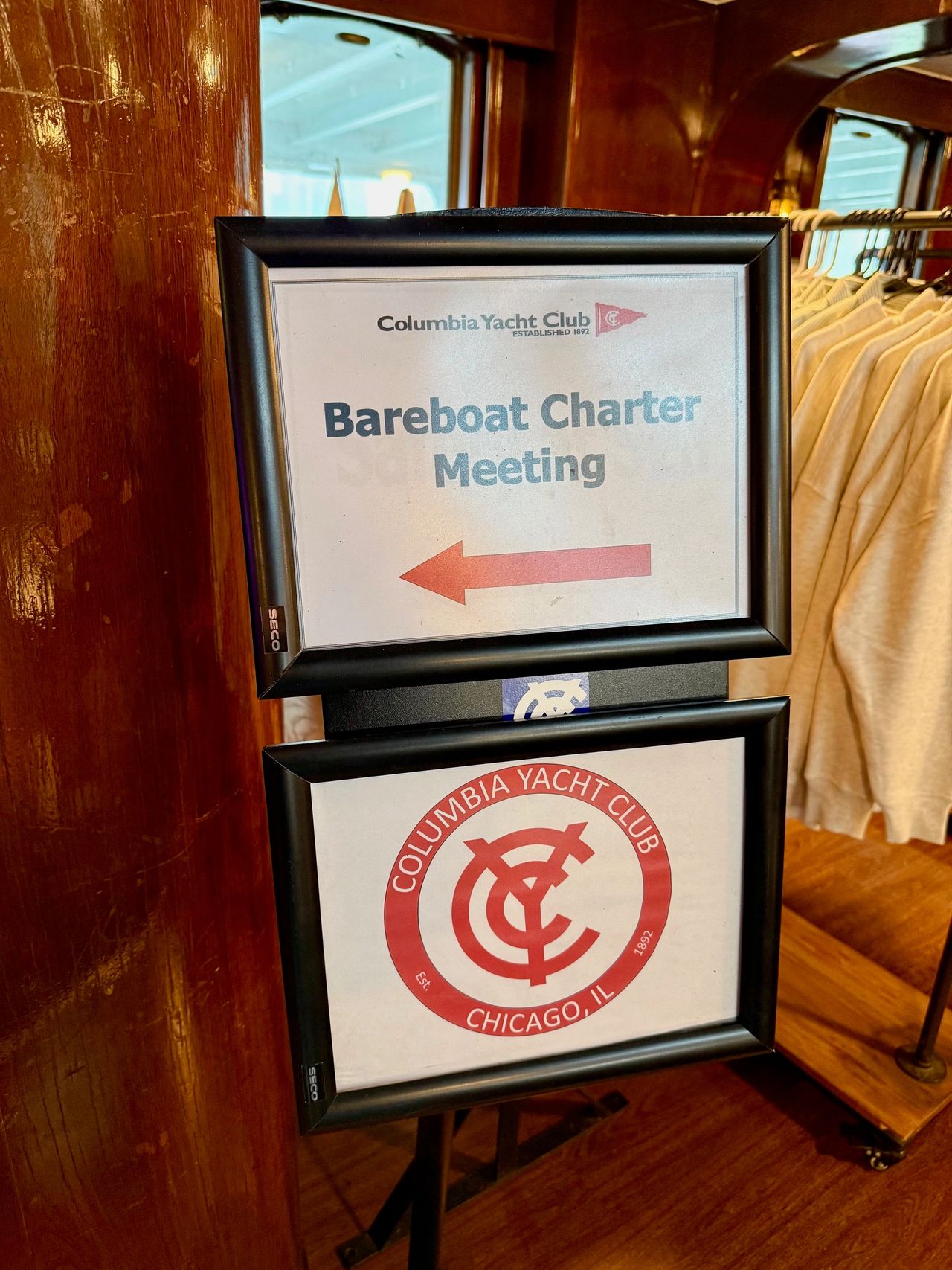 Event Signage/photo courtesy of Boat Safe Chicago columbia yacht club bareboat meeting bareboat workshop chicago harbor safety committee chsc shipmasters chicago shipmasters illinois shipmasters Event Signage/photo courtesy of Boat Safe Chicago columbia yacht club bareboat meeting bareboat workshop chicago harbor safety committee chsc shipmasters chicago shipmasters illinois shipmasters