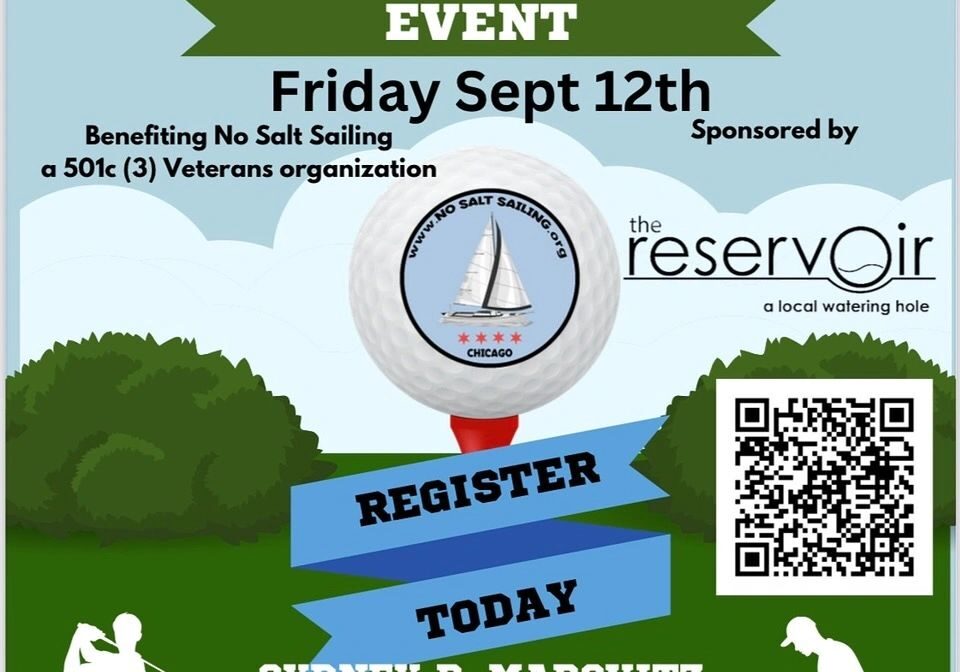 Charity golf event flyer