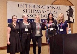 Shipmasters Association conference attendees smiling