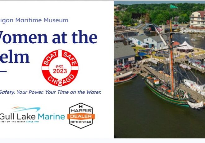 Women at the Helm event flyer