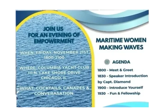 Maritime Women Making Waves networking event invitation
